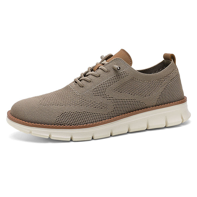 Herren gestrickter Komfort-Sneaker mit atmungsaktivem Strickoberteil und flexibler EVA-Laufsohle Drune