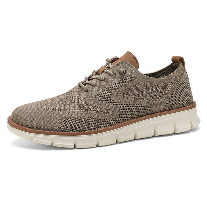 Herren gestrickter Komfort-Sneaker mit atmungsaktivem Strickoberteil und flexibler EVA-Laufsohle Drune