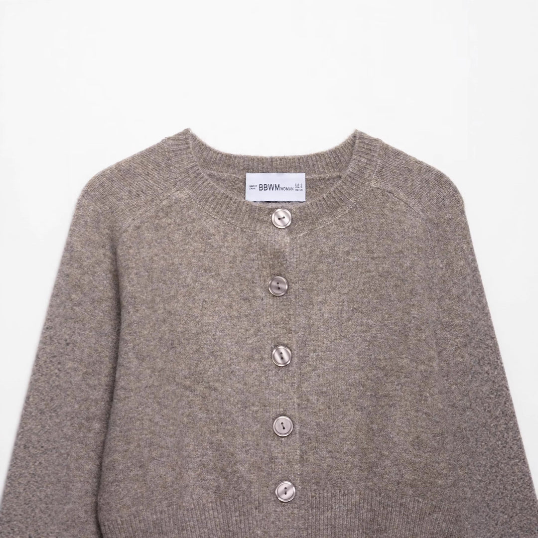 Damen Strickjacke mit edlen Knöpfen und modernem Schnitt Drune