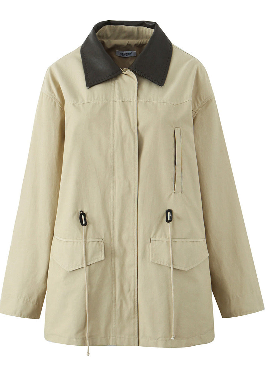 Drune | Kontrastkragen Utility-Jacke