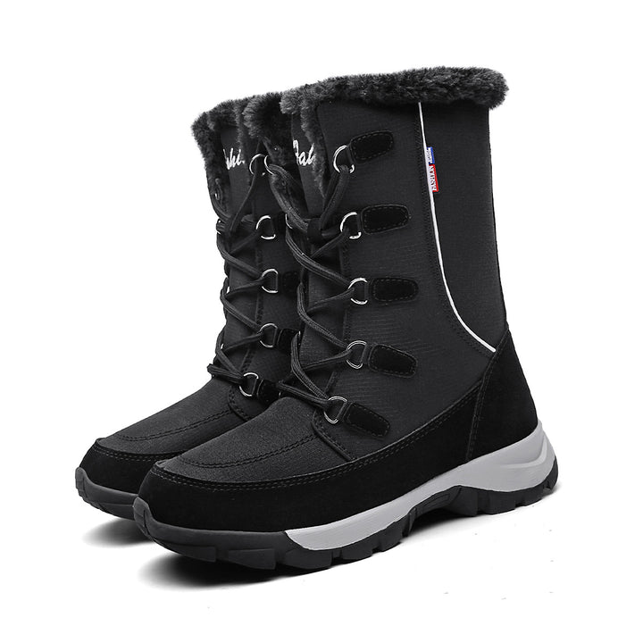 Damen Winterstiefel mit wärmeisolierendem Innenfutter und rutschfester Sohle Drune