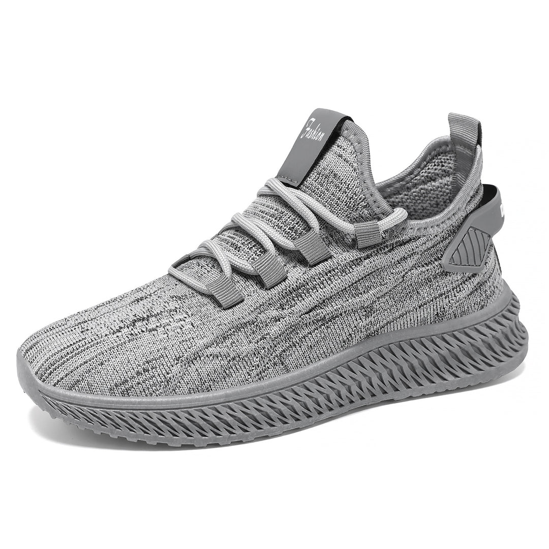 Herren nan gestrickter Slip-On Sneaker mit elastischer Schnürung, sockenähnlichem Schaft und profilierter rutschfester Laufsohle Drune