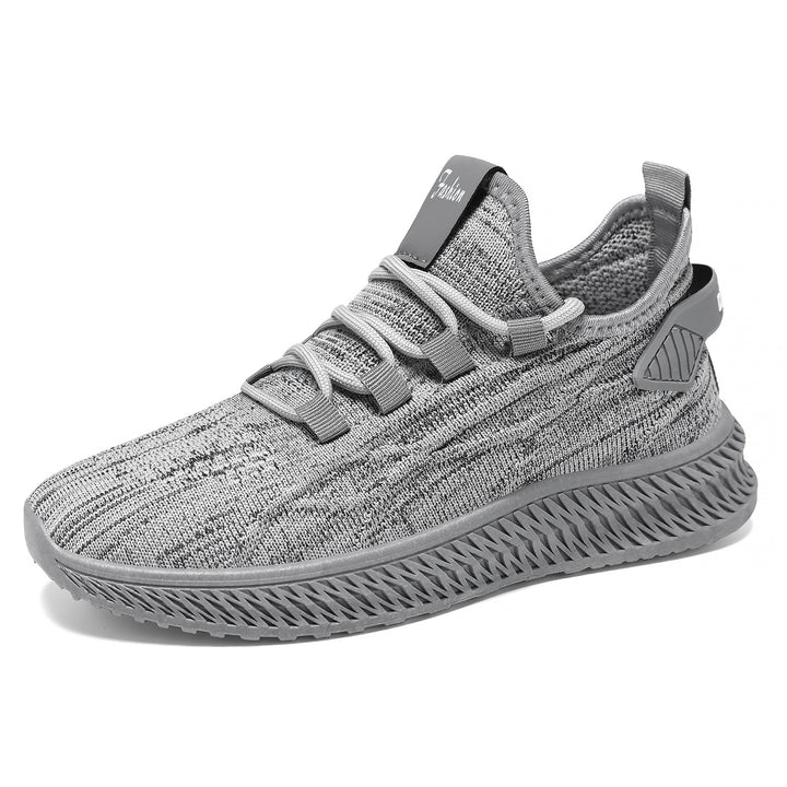 Herren nan gestrickter Slip-On Sneaker mit elastischer Schnürung, sockenähnlichem Schaft und profilierter rutschfester Laufsohle Drune