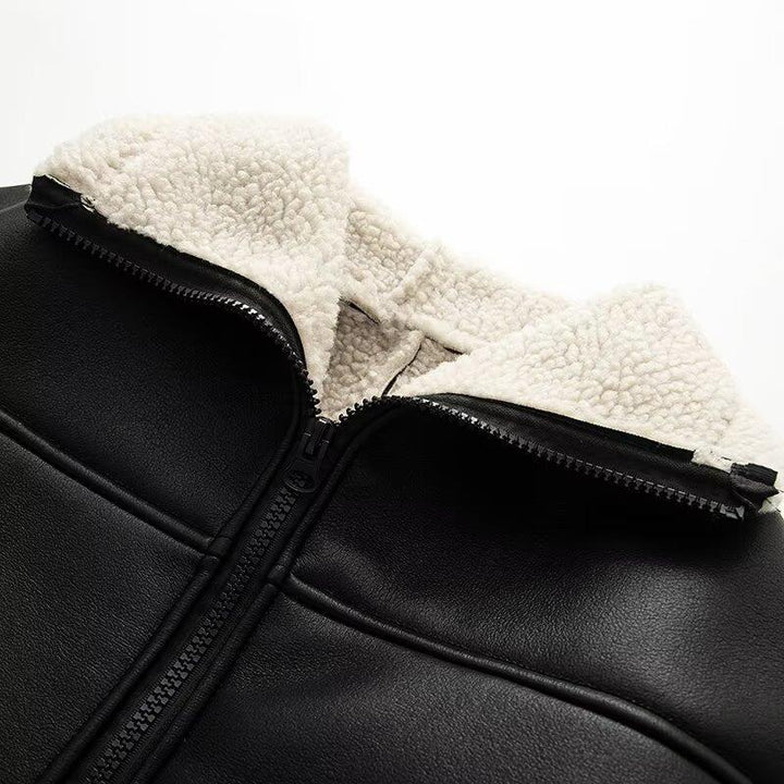 Damen Übergangsjacke mit warmem Teddyfutter Drune