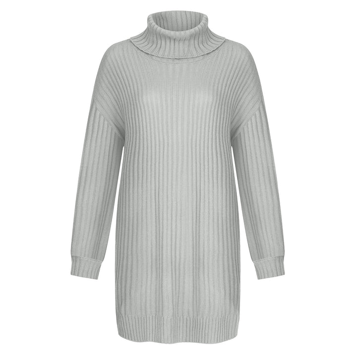 Damen Grobstrick Rollkragenpullover im lässigen Schnitt Drune