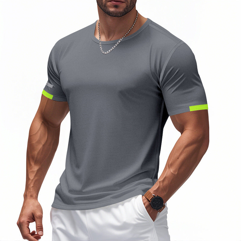 Herren Funktions-T-Shirt mit atmungsaktivem Design und reflektierenden Details Drune