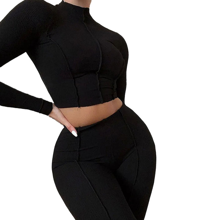 Damen Sportliches Set mit figurschmeichelnder Passform und langem Arm Drune