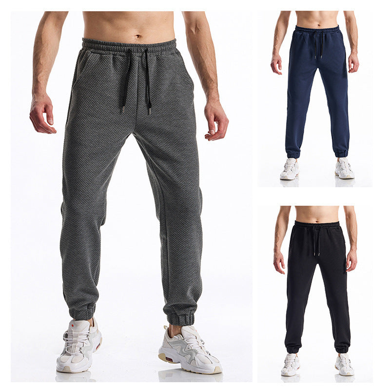 Herren bequeme Sporthose mit elastischem Bund und modernen Seitentaschen Drune