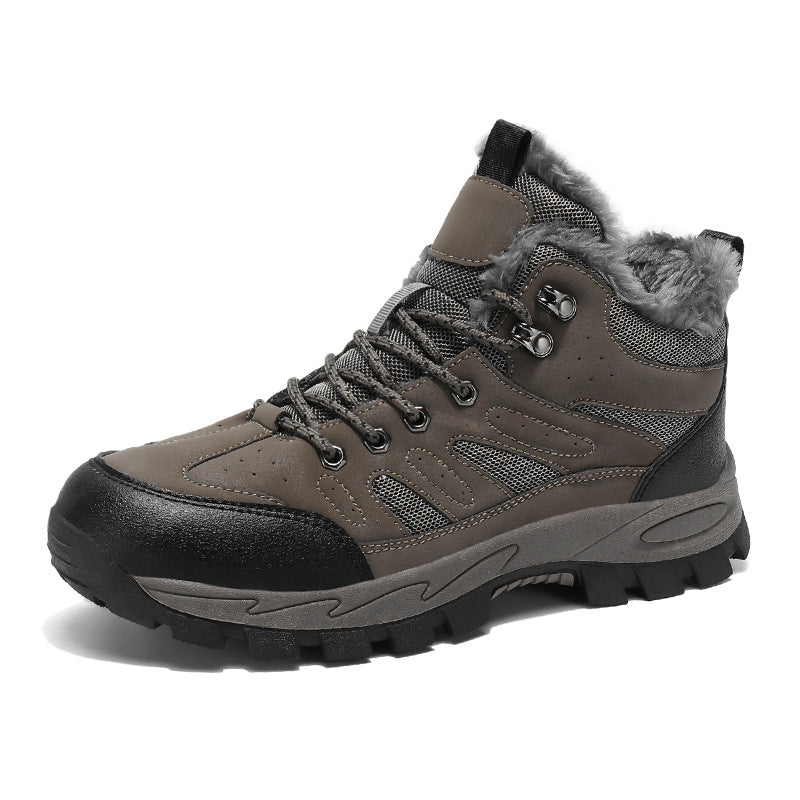 Damen Winterfestige Wanderschuhe mit isolierter Sohle und warmem Innenfutter Drune