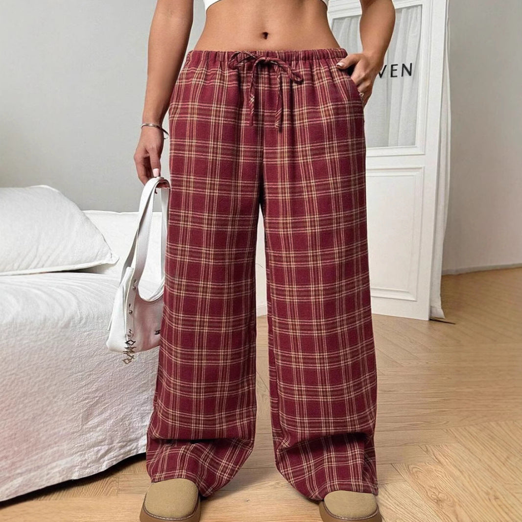 Damen Weite Karottenhose Drune