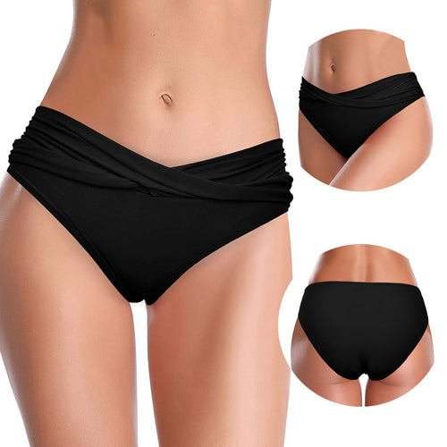 Damen Bikini-Hose mit elegantem Wickeldesign Drune