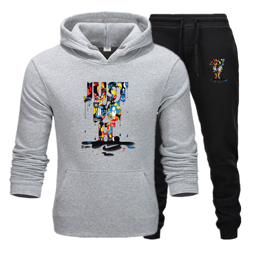 Damen Kapuzenpullover und Jogginghose Set Drune