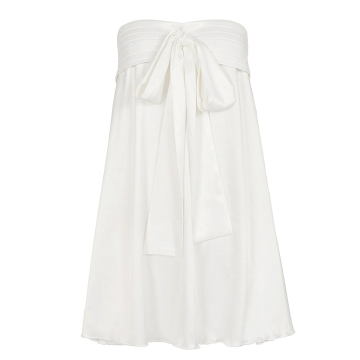 Damen Eleganter Sommerrock mit Schmuckbund Drune