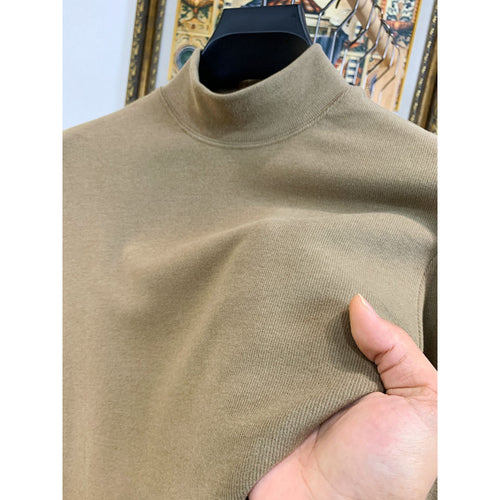 Damen Stehkragen Pullover aus weicher Baumwollmischung Drune