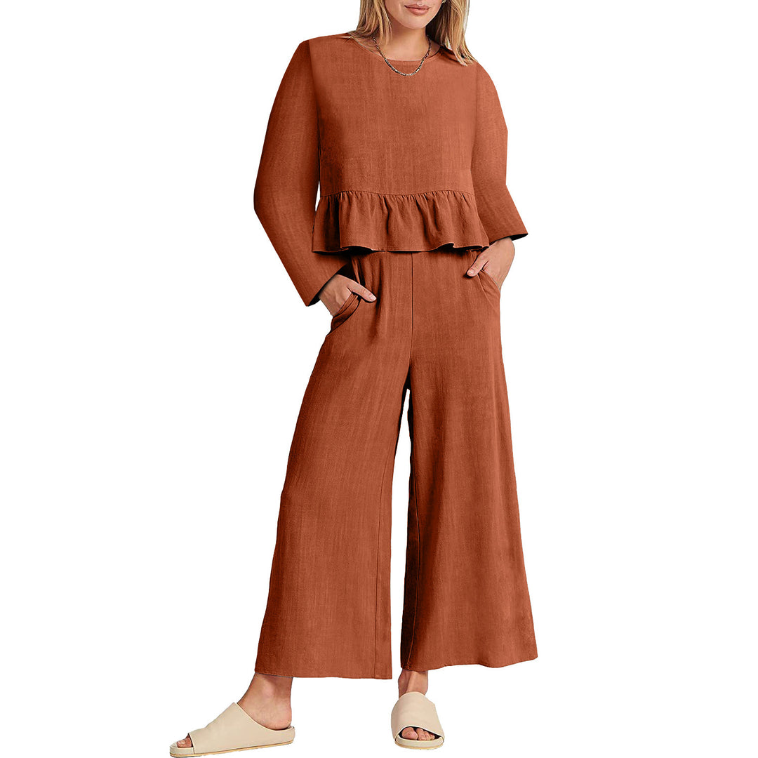 Damen modisches Zweiteiliges Set Drune