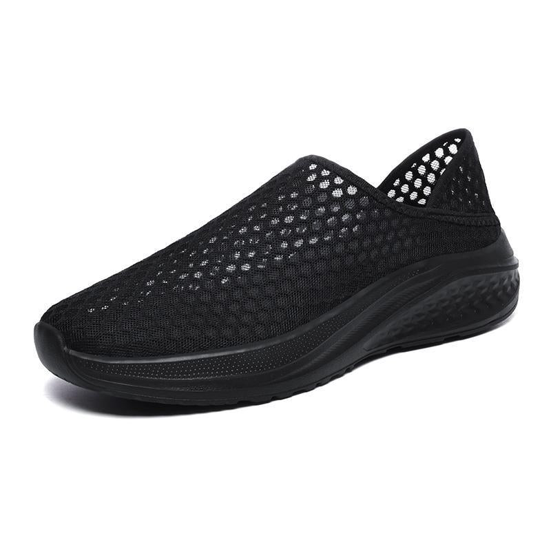 Unisex nan leichtgewichtiger Casual-Mule mit Honigwaben-Mesh, gepolstertem Fußbett und rutschfester Laufsohle Drune