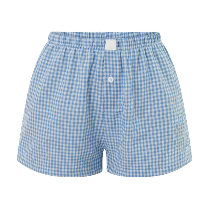 Damen Boxershorts mit kariertem Design Drune