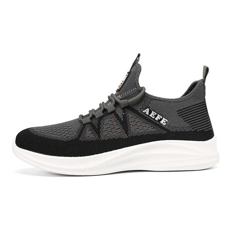 Herren Atmungsaktive Sport-Sneaker mit elastischem Schnürsystem Drune