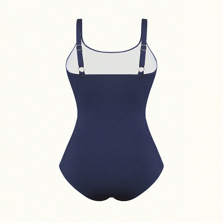 Damen Einteiliger Badeanzug mit raffinierten Rüschendetails Drune