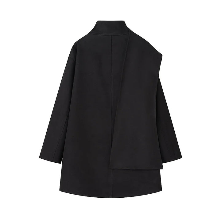 Damen Modische Übergangsjacke mit asymmetrischem Schnitt Drune
