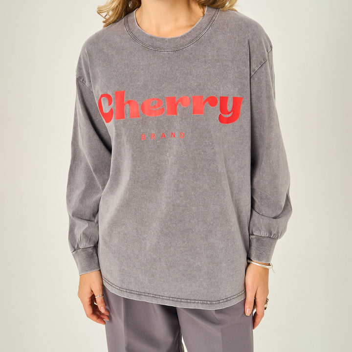 Damen lässiges Sweatshirt mit kreativem Schriftzug und angenehmem Tragekomfort Drune