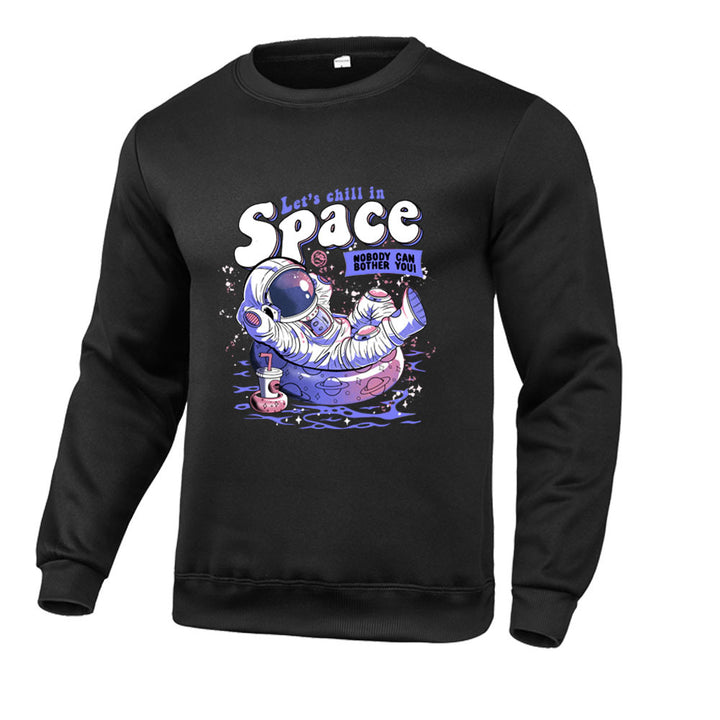 Damen Sweatshirt mit kreativem Astronauten-Design Drune