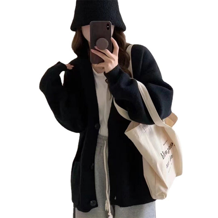 Damen Oversize Strickjacke Drune