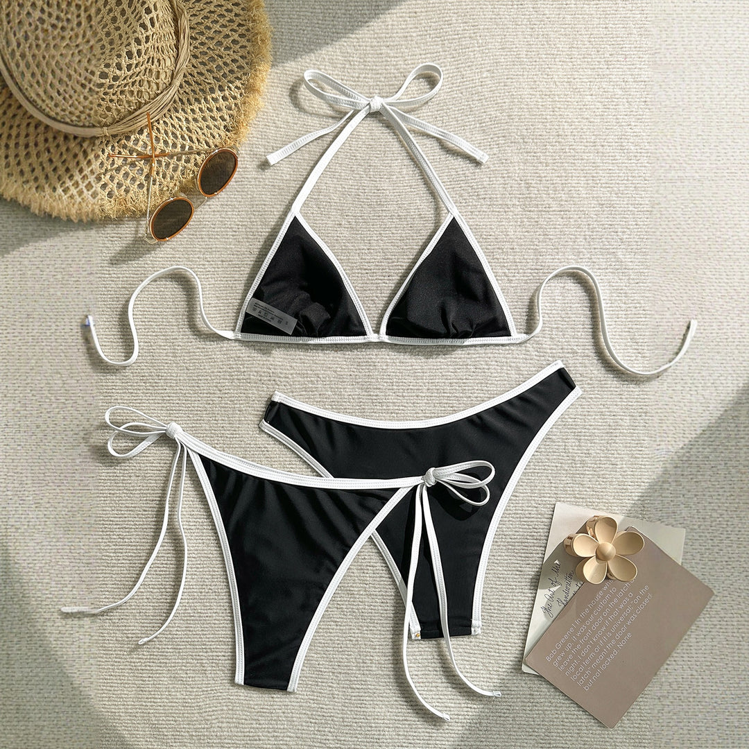 Damen Triangel-Bikini mit eleganter Bindung Drune