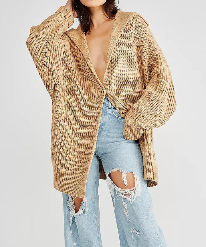 Damen OverSize Strickjacke Drune