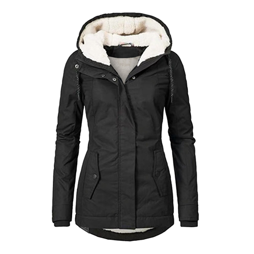 Drune | Damen Fleecegefütterte Kapuzenjacke