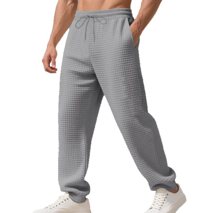 Herren Komfortable Freizeithose aus atmungsaktivem Waffelmaterial Drune
