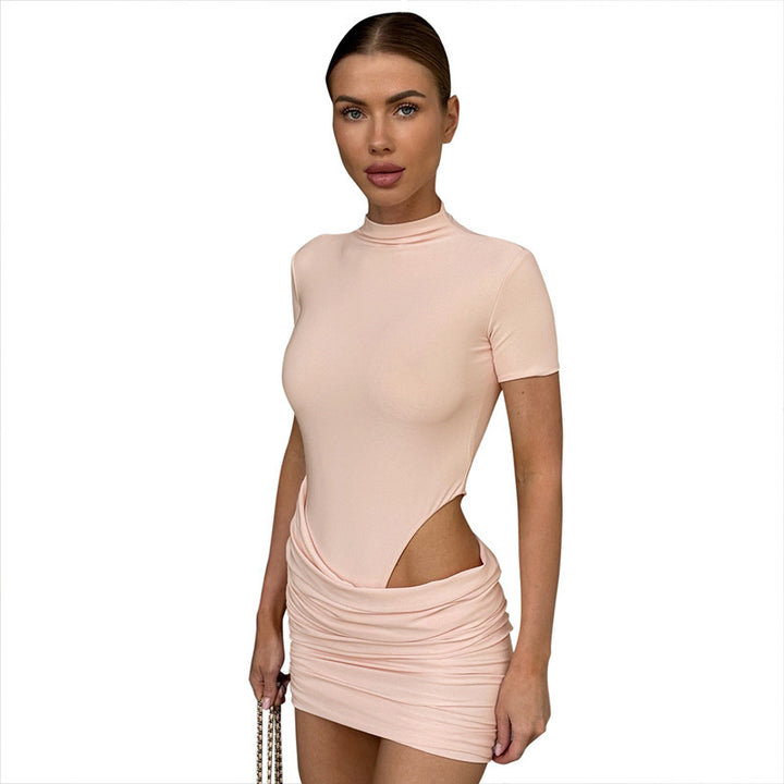 Damen Mini-Kleid mit figurbetontem Schnitt und aufregendem Cut-Out-Design Drune