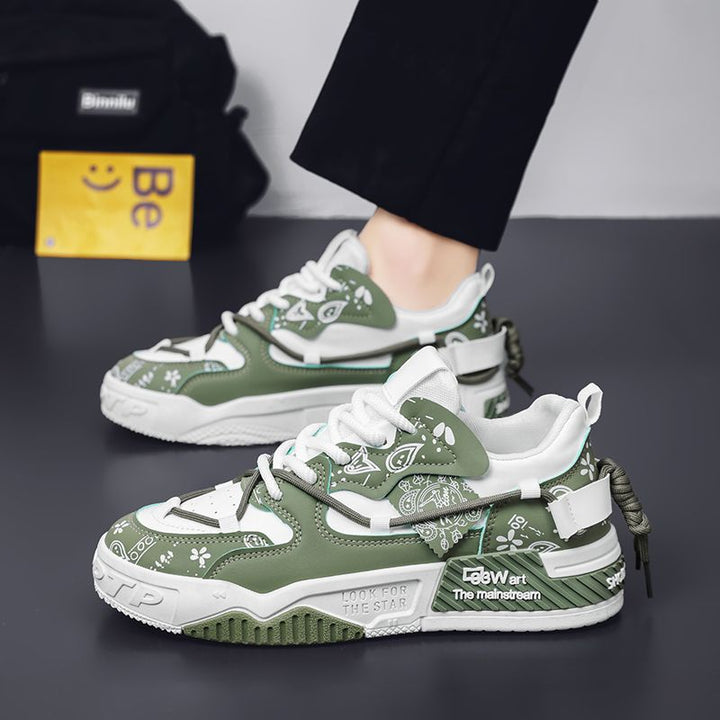 Damen Modische Sneakers im grafischen Design Drune