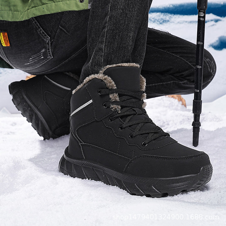 Damen Hohe Winterstiefel mit kuscheligem Futter und griffiger Sohle Drune