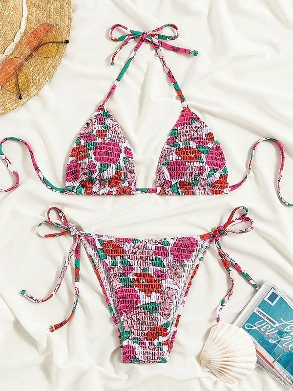 Damen Raffinierter Triangelbikini Drune