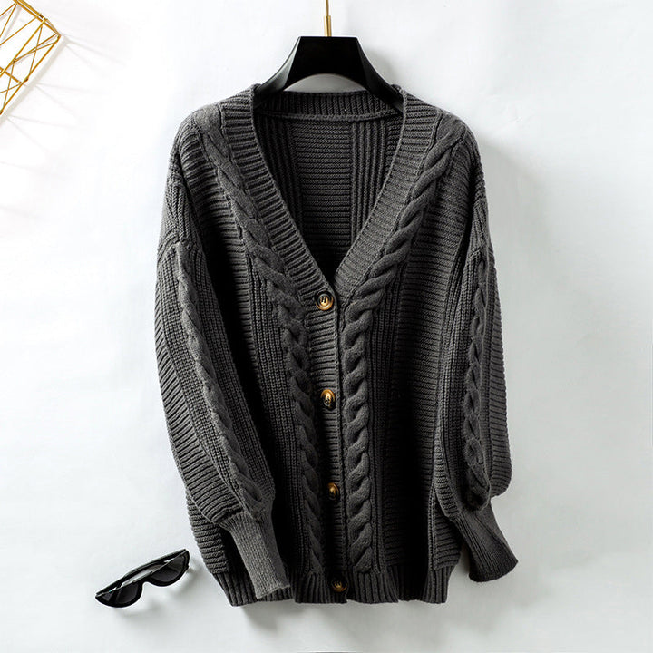Drune | Weinlese Strickjacke