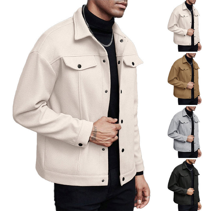 Herren moderne Freizeitjacke im lässigen Schnitt Drune