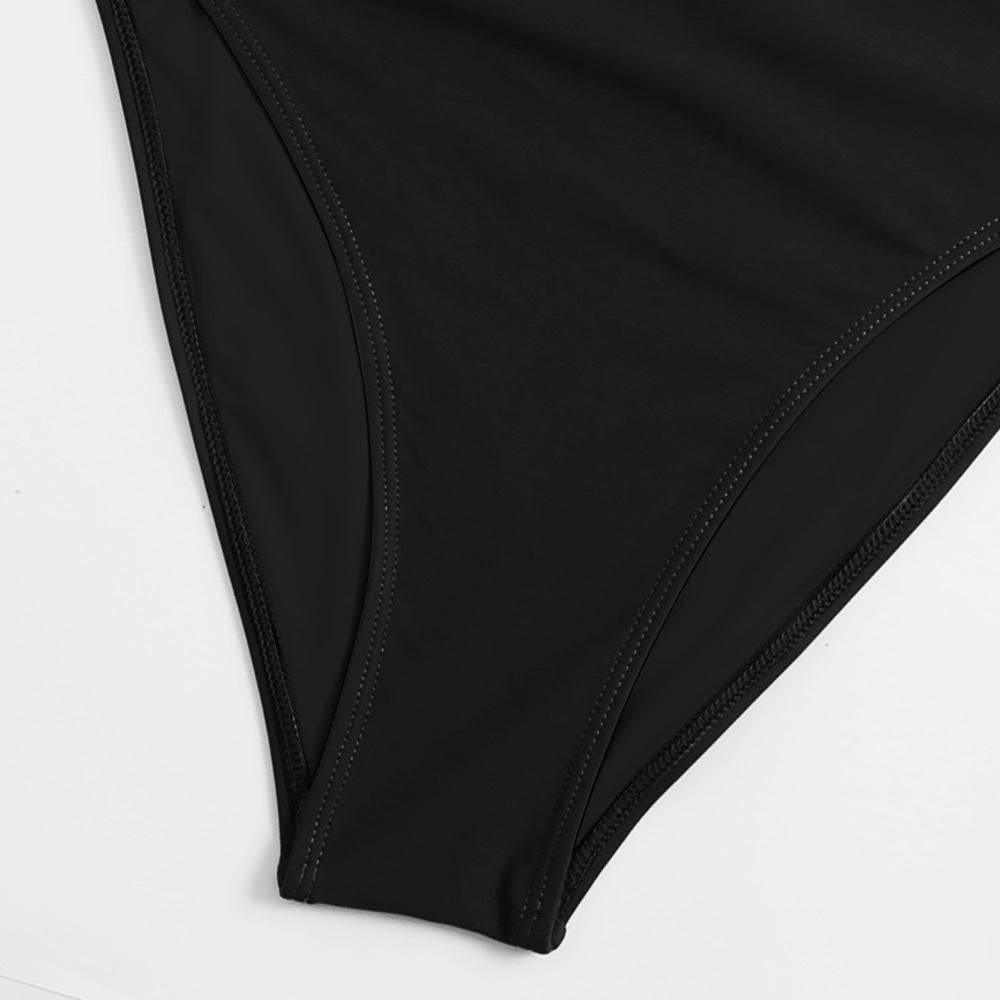 Damen Eleganter Hoch geschnittener Badeanzug Drune