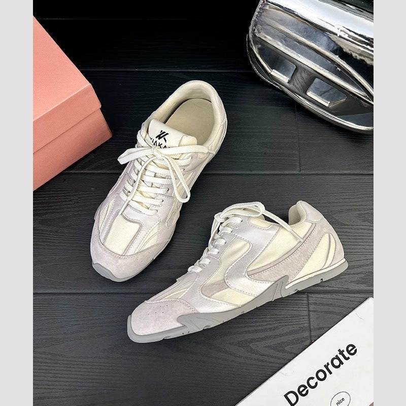 Damen Sportliche Sneakers mit atmungsaktivem Obermaterial und gepolsterter Innensohle Drune