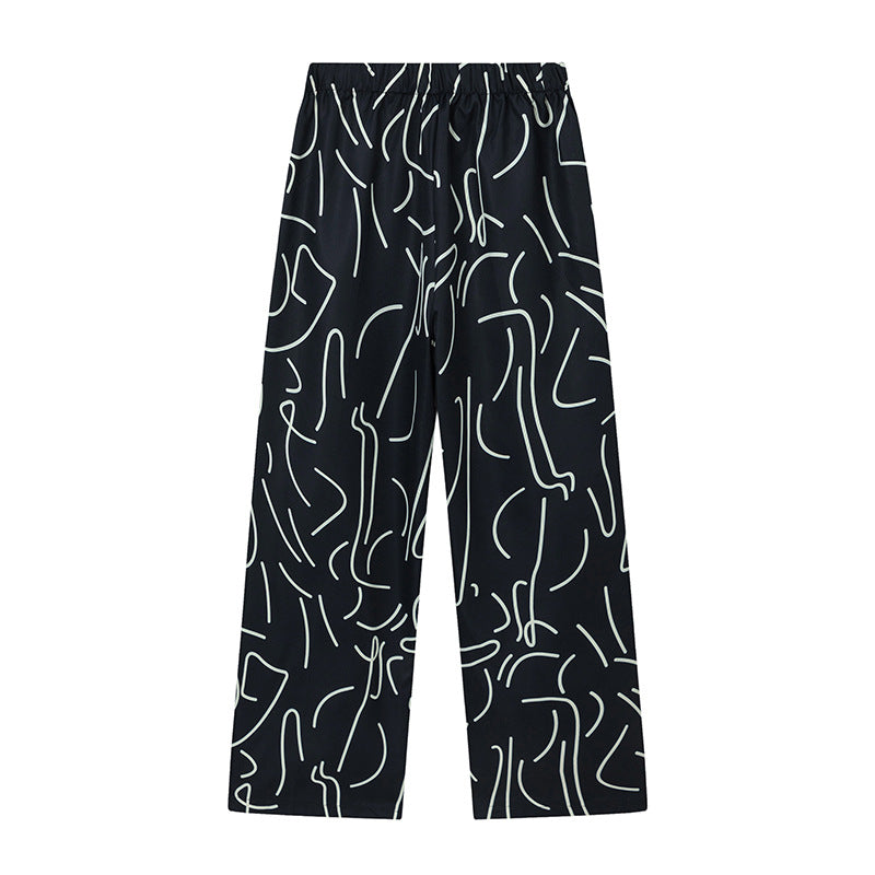 Damen Bequemer Jumpsuit mit modernem Grafikdesign Drune