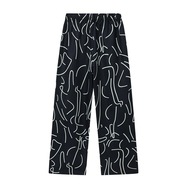 Damen Bequemer Jumpsuit mit modernem Grafikdesign Drune