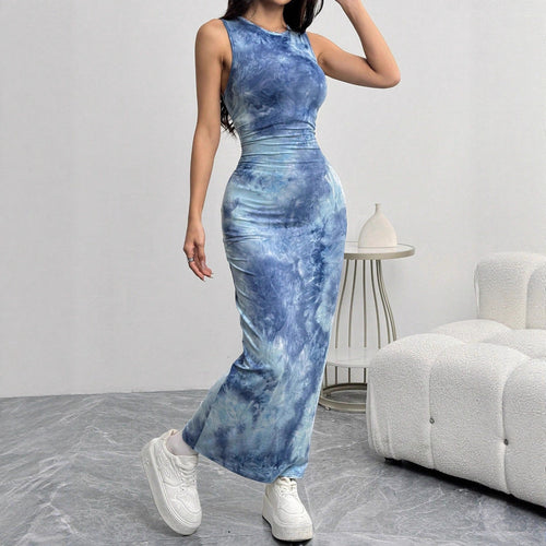 Damen Maxikleid Drune