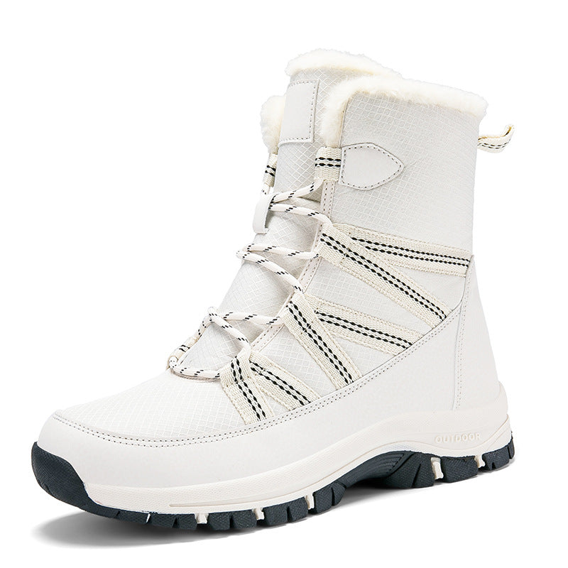 Damen Isolierte Winterstiefel mit rutschfester Sohle und atmungsaktivem Obermaterial Drune