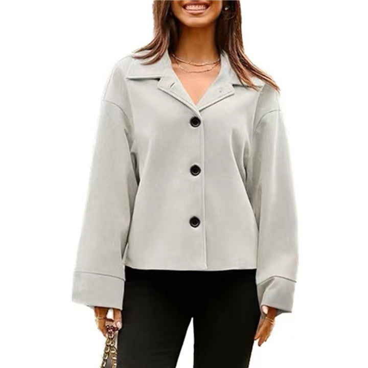 Damen oversized Blazerjacke mit modernen Details und lässigem Schnitt Drune