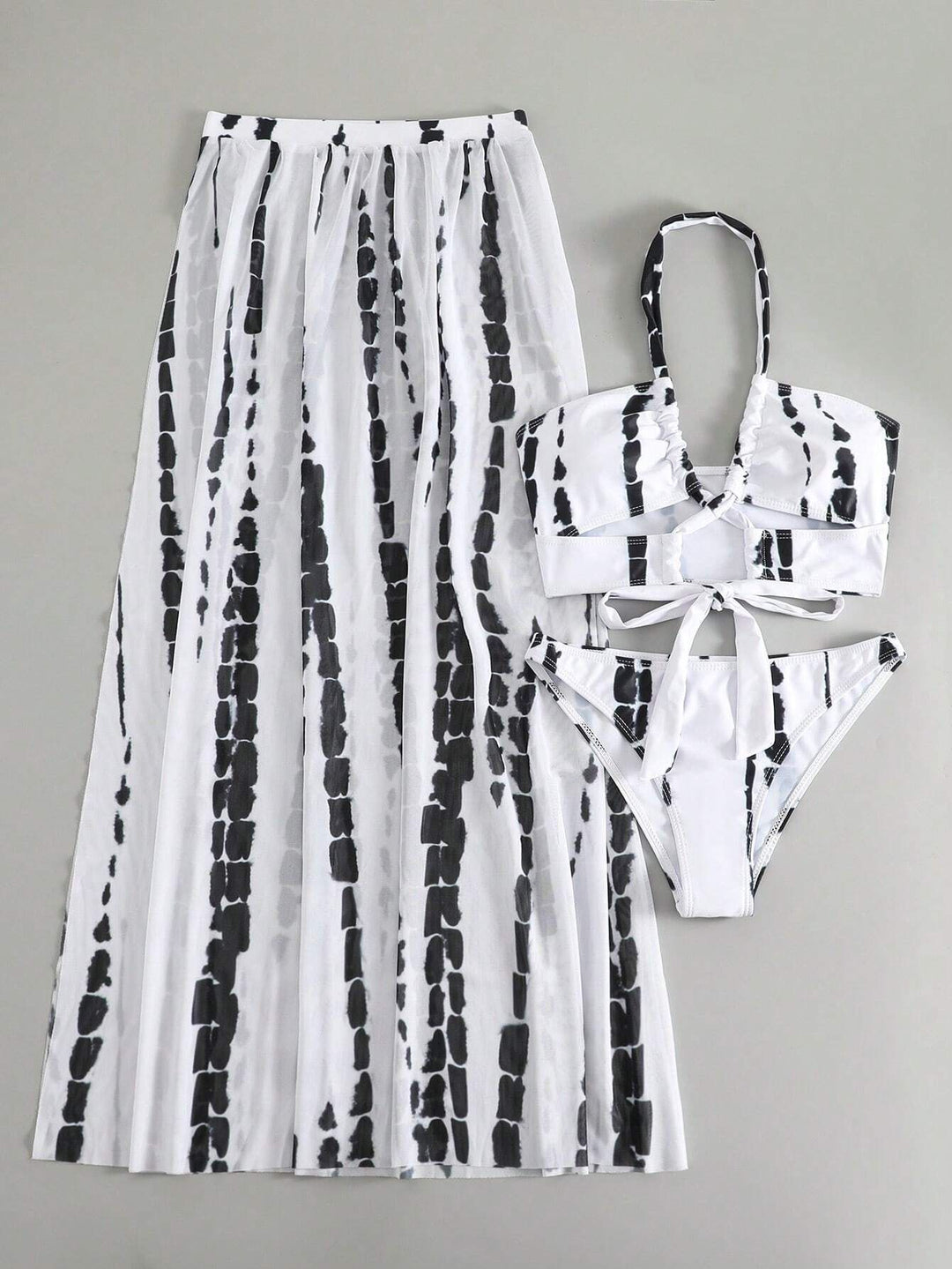 Damen Bikini und Rock Set Drune