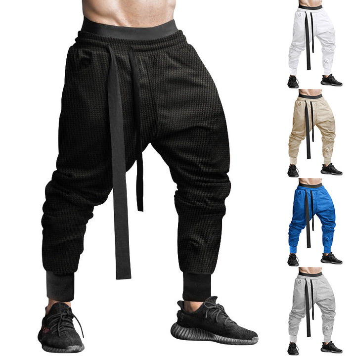 Herren Sportliche Relaxed Fit Jogginghose mit verstellbarem Bund Drune