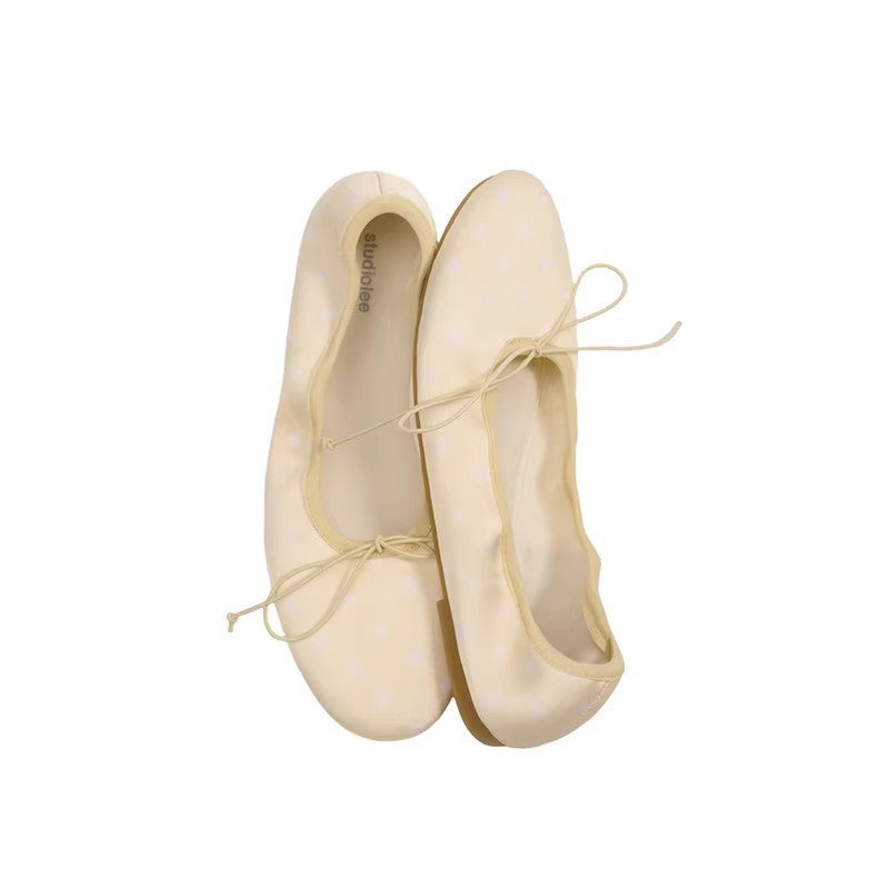 Damen Ballerinas mit femininem Schleifenakzent und weicher Innensohle Drune