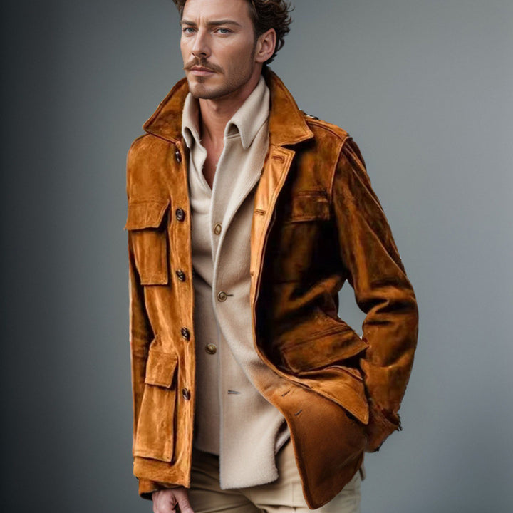 Damen praktische Jacke im modernen Look mit aufgesetzten Taschen Drune