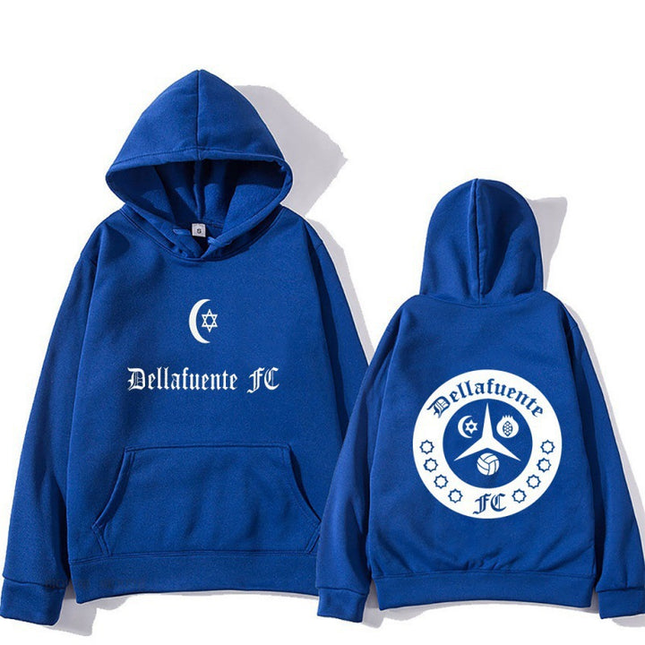 Damen Kapuzenpullover mit künstlerischem Motiv und bequemer Passform Drune