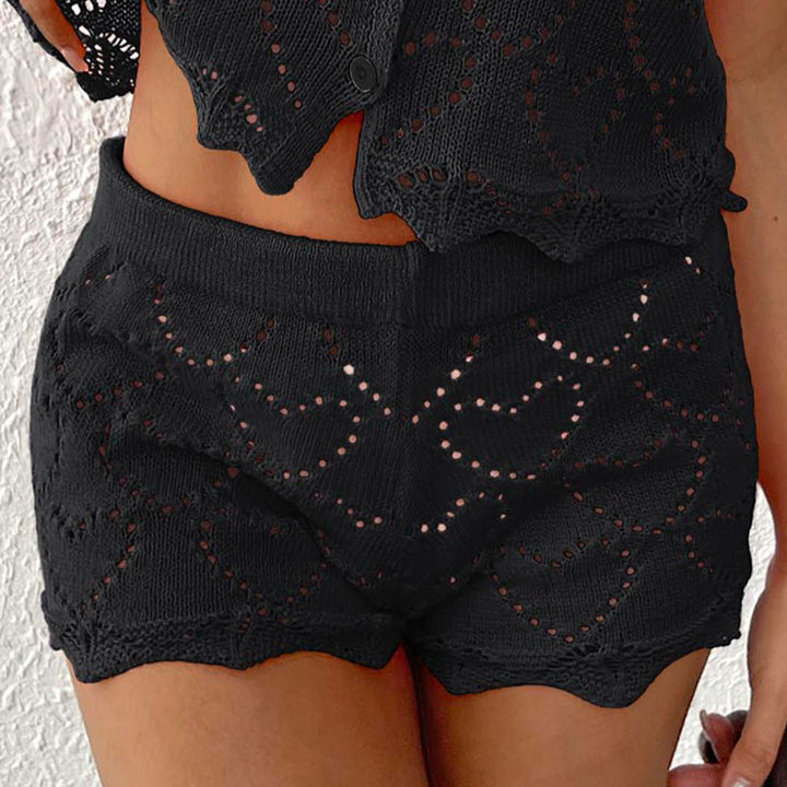 Damen Häkelstrandshorts Drune
